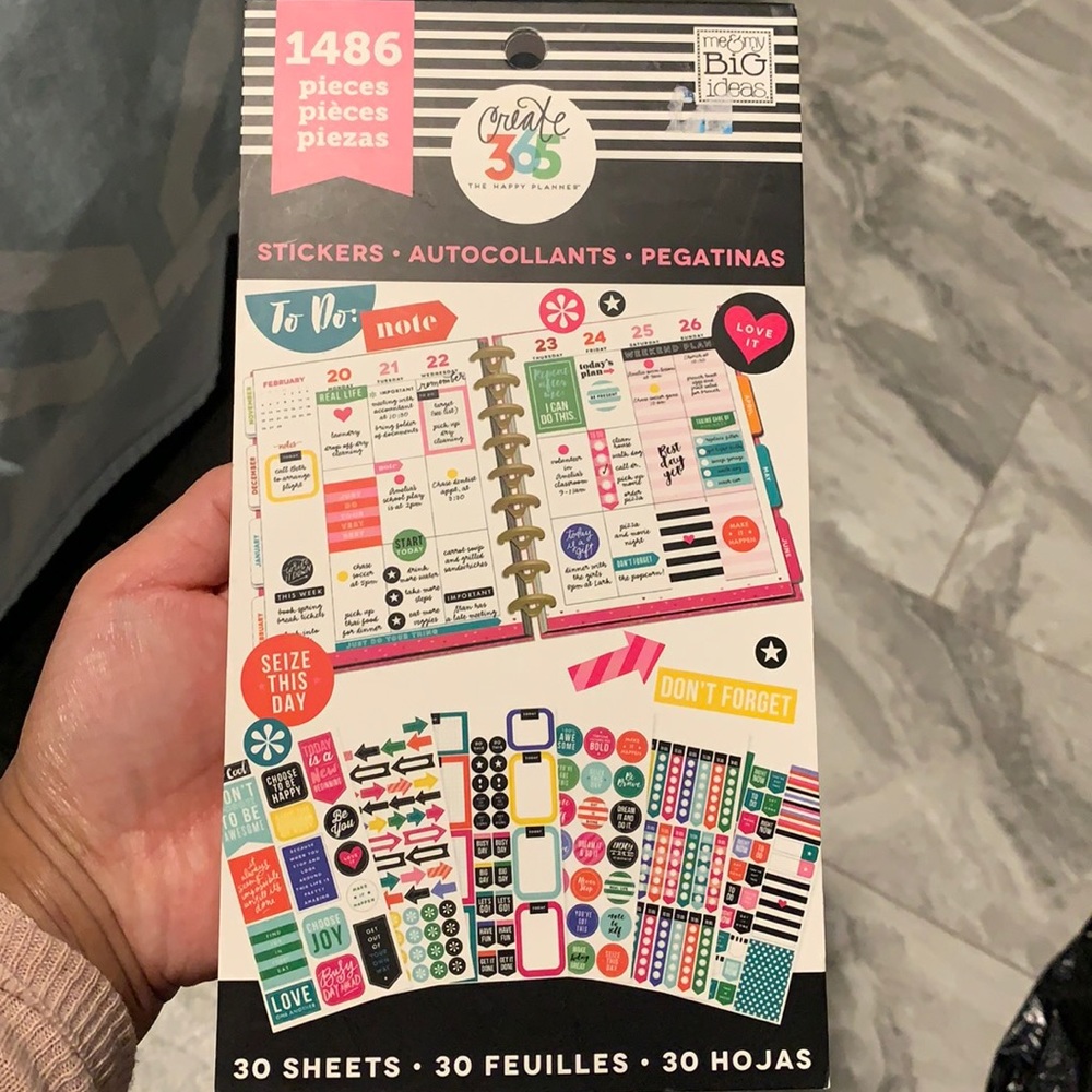 Happy planner stickers